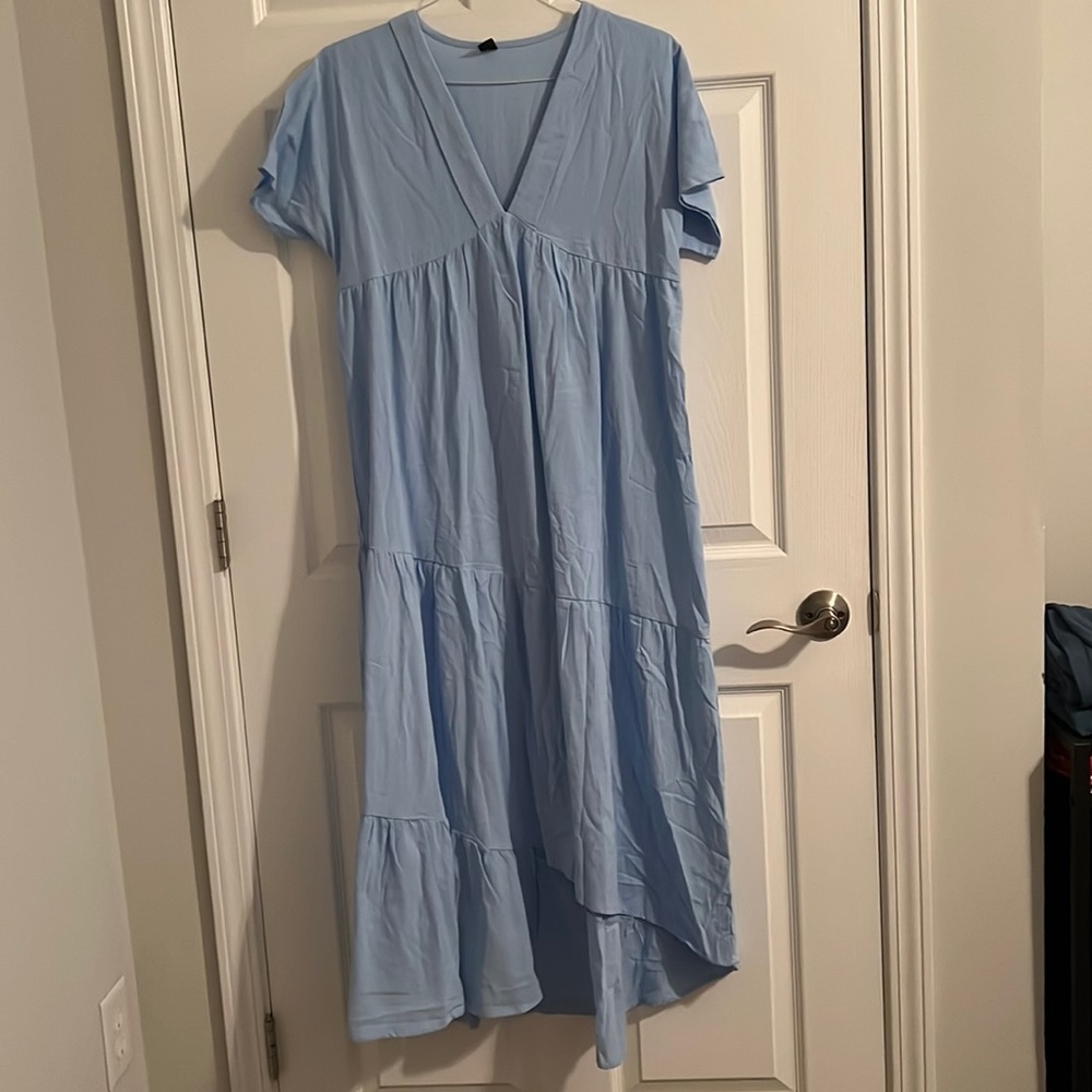 SHEIN Blue Maxi Dress - size medium